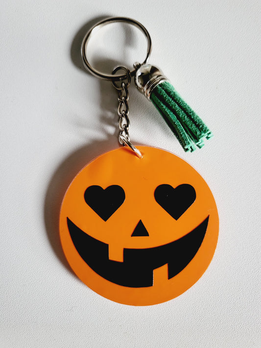 Pumpkin Vinyl Keyring
