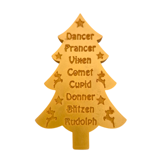 Reindeer Names Christmas Tree - Wax Melt
