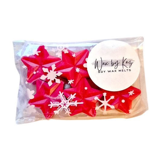 Candy Cane - Star Shaped Wax Melts